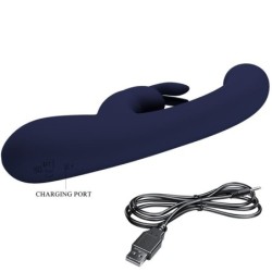 Lamar Rabbit vibrators un G punkta stimulators zilā krāsā