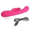 Lamar Vibrador Rabbit & Punto G Rosa