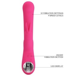 Lamar Vibrador Rabbit & Punto G Rosa
