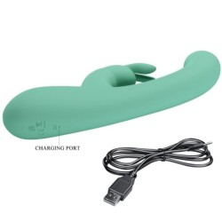 Lamar Vibrador Rabbit & Punto G Verde