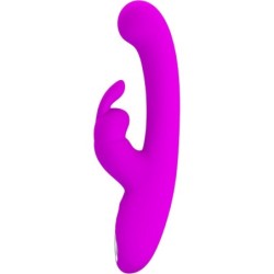 Lamar Rabbit-tüüpi vibraator G-punkti jaoks, violetne