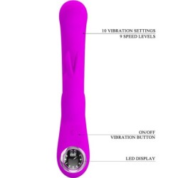 Lamar Rabbit-tüüpi vibraator G-punkti jaoks, violetne