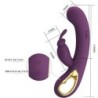 Liam Vibrador Rabbit & Estimulador Punto G Morado