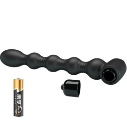 Lynn Plug Anal Silicona 10 Vibracions Negre