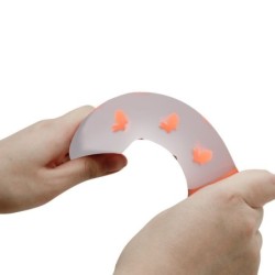Magiczny Zmierzch Dildo Bez Wibracji Świecący Pomarańczowy
