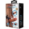 Marion Harness Briefs Universal Con Dildo Vibración 19 Cm Mulato