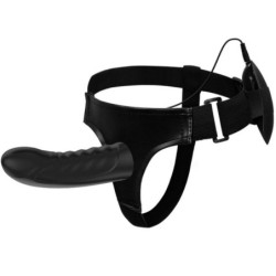 Marvin Strap On med Vibration och Ihålig Dildo