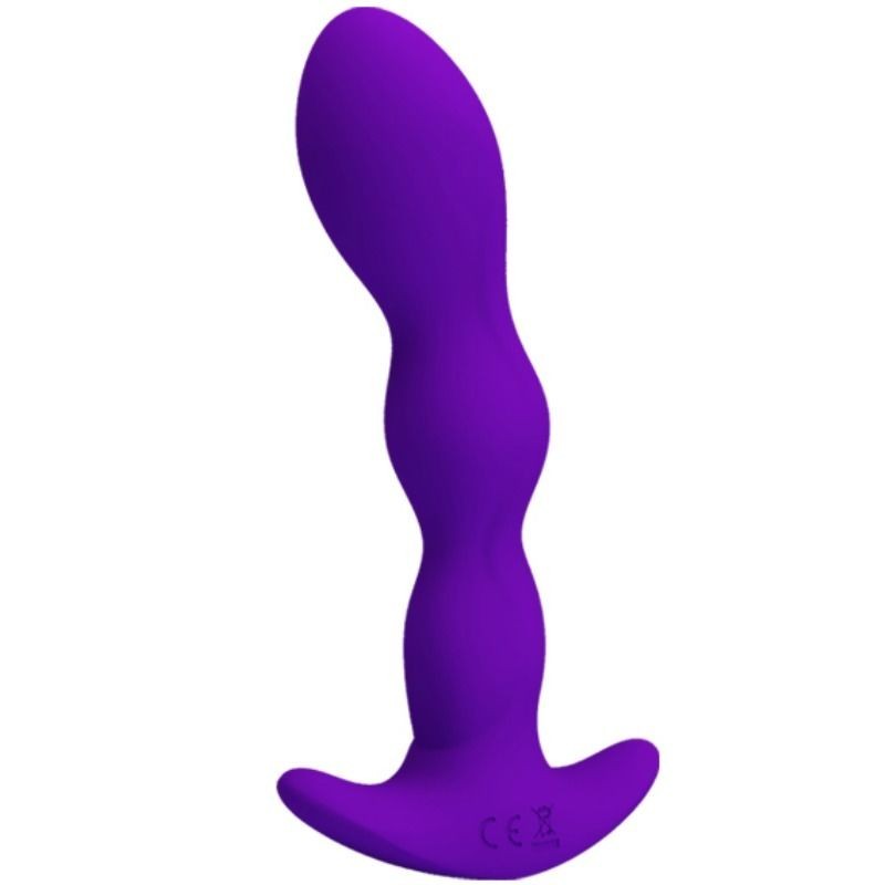 Anal Massager 12 Vibrationslägen Lila