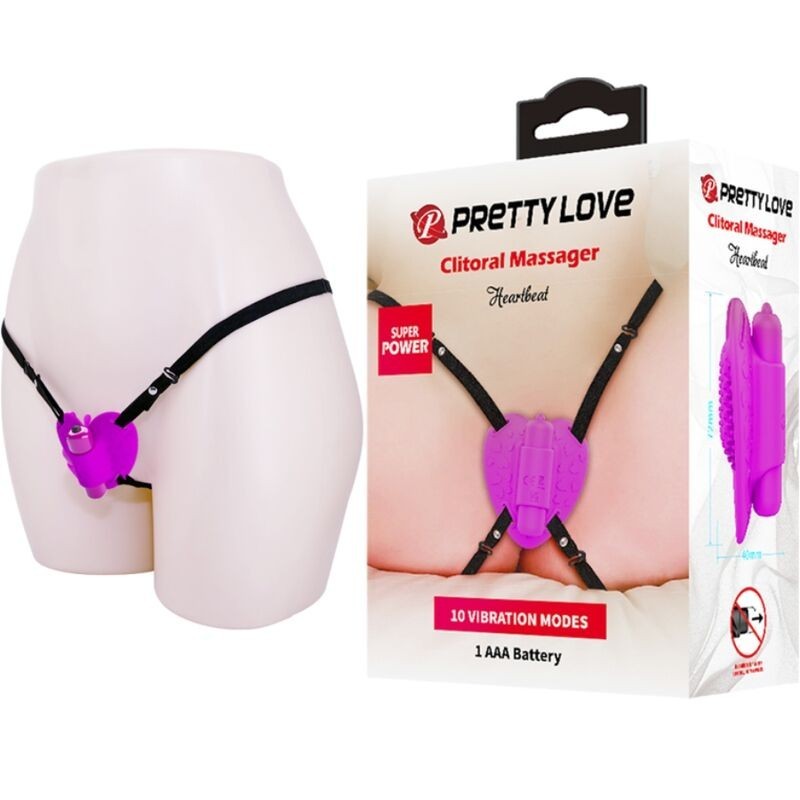 Vibrator clitoridian Heartbeat cu 10 Moduri de Vibrație Violet Vibrator clitoridian Heartbeat cu 10 Moduri de Vibrație Violet
