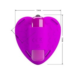Massageador de Clitóris Heartbeat 10 Modos de Vibração Roxo