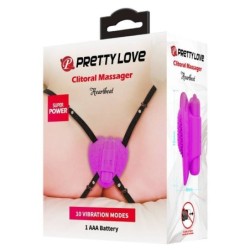 Klitora masētājs Heartbeat 10 Vibrācijas Režīmi Violeta