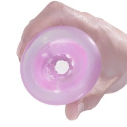 Moški masturbator Fantasy Spiralna Notranjost In Kroglice Prozoren