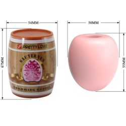 Manlig onaniägg Rosa Modell 2