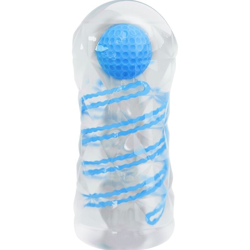 Masturbatore Piccolo Con Spirali Blu