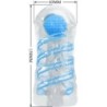 Masturbatore Piccolo Con Spirali Blu