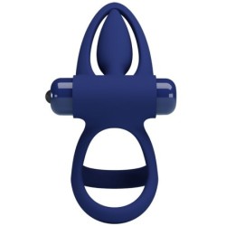 Mat Anel Duplo Com Vibração & Estimulador Azul