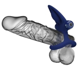Mat Anel Duplo Com Vibração & Estimulador Azul