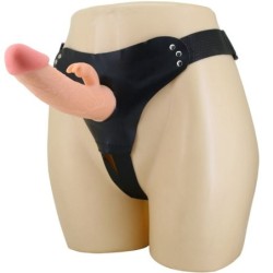 Mavis Harness Briefs Universal с дилдо 19 см Natural