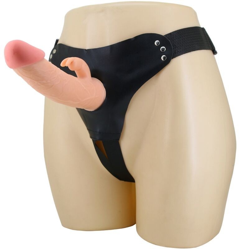 Mavis Harness Briefs Universal z Dildo 19 Cm Natural