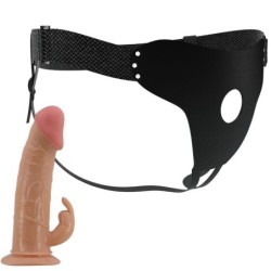 Mavis Harness Briefs Universal Com Dildo 19 Cm Natural