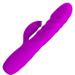 Melanie Vibrator Zajček Polnilna Vijolična