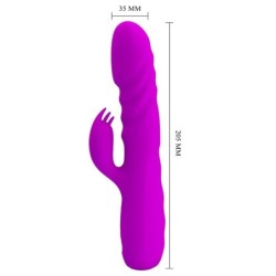Melanie Vibrator Iepuraș Reîncărcabil Violet