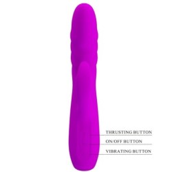 Melanie Vibrator Zajček Polnilna Vijolična