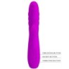 Melanie Vibrator Zajček Polnilna Vijolična