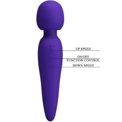 Meredith 12-Mode Vibration Massager - Lilac