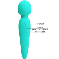 Meredith Masseur 12 Modes Vibration Vert d'eau