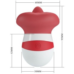 Mina Stimulator Jezik Svijetlo Crvena