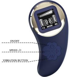 Mina Œuf Vibrant Télécommande Bleu