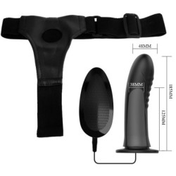 Myron Strap On Com Vibração E Dildo Oco