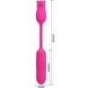 Nobikuma Bala Roze Siliconen Vibrator