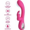 Novak Vibratore Rabbit 12 Vibrazioni Rosa