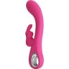 Novak Vibratore Rabbit 12 Vibrazioni Rosa