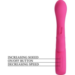 Novak Rabbit Vibrator 12 Vibrationer Rosa