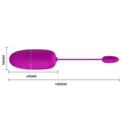 Nymph Vibrējošs Olas Formas Vibrators Ar App Kontroli Violeta
