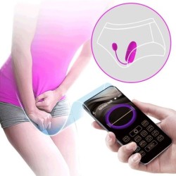 Nymph Ou Vibrator Controlat Prin Aplicație Violet