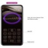 Nymph Vibrējošs Olas Formas Vibrators Ar App Kontroli Violeta