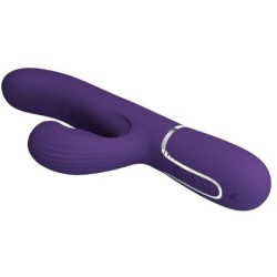 Perlita Vibrador Punto G 3 En 1 Multifunción Morado
