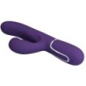 Perleta Vibrador Punt G 3 En 1 Multifunció Morat