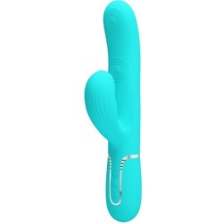 Perlita Vibrator Punctul G 3 În 1 Multifuncțional Verde Acvatic