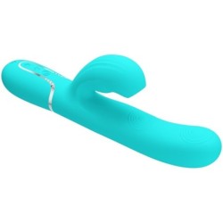 Perleta Vibrador Punt G 3 En 1 Multifunció Verd Aigua