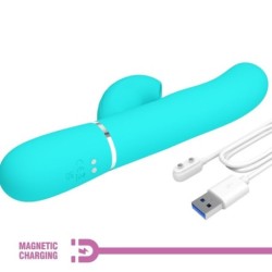 Perlita Vibrator Punctul G 3 În 1 Multifuncțional Verde Acvatic