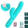 Perleta Vibrador Punt G 3 En 1 Multifunció Verd Aigua