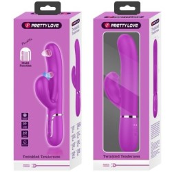 Perlita Vibratorius G Taško 3 In 1 Multifunkcinis Violetinis