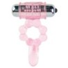 Anneau Silicone 10 Rythmes Langue Avec Vibration Rose