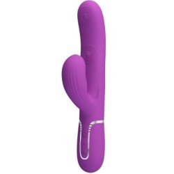Perlita Multifunktsionaalne Rabbit Vibraator 3 Ühes Lilla