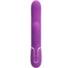 Perlita Vibrators Rabbit Multifunkciju 3-in-1 Violeta